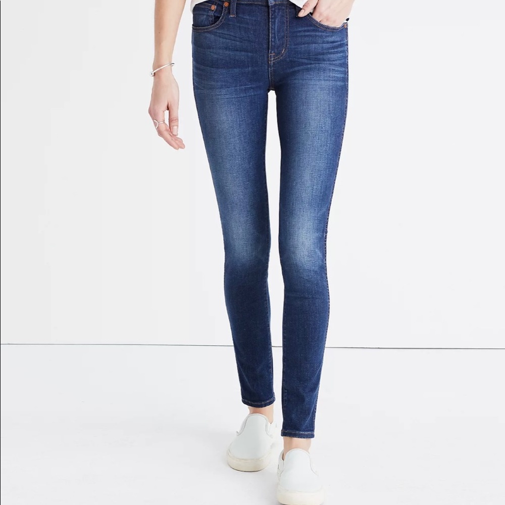 Madewell 9” High Rise Skinny Jeans EUC!